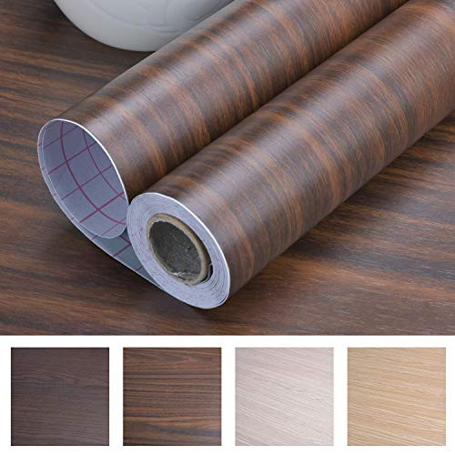 Art3d Self-Adhesive Contact Paper Countertops (200"x24", Walnut 2)