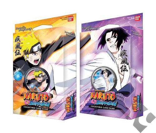 Naruto Shippuden CCG Card Game Foretold Prophecy Starter Deck Set of 2 [Toy]
