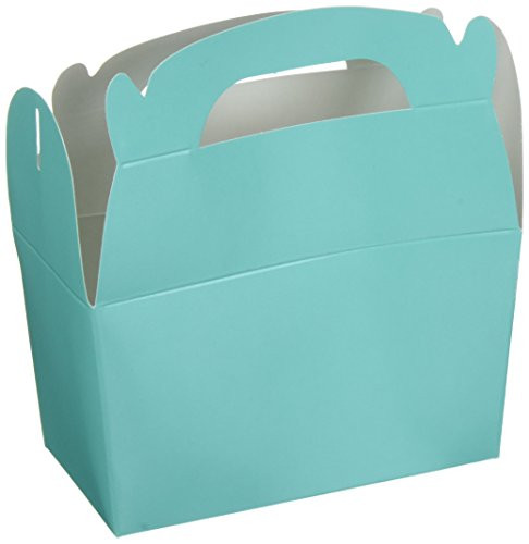 amscan Gable Favour Box, Bulk | Robins Egg Blue | Party Accessory | 24 Ct.