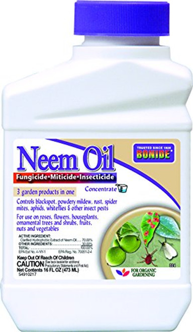 BONIDE PRODUCTS INC B006QYSAPQ Bonide 024 Concentrate Neem Oil Insect Repellent, 16-Ounce, 1, Multi BONIDE PRODUCTS INC B006QYSAPQ Bonide 024 Concentrate Neem Oil Insect Repellent, 16-Ounce, 1, Multi