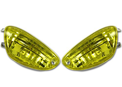 TopZone TZS-FTS-100-Y Turn Signal Suzuki Gsxr 600/750 06-10 / 1000 05-08 Yellow,1 Pack