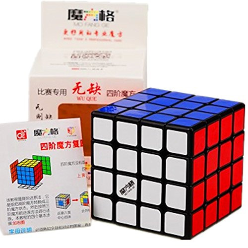 Cuberspeed New batch Qiyi WuQue 4x4 Black Magic cube MoFangGe Wuque 4x4 Black Speed cube