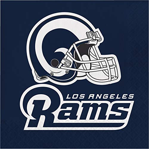 Creative Converting 335914case Los Angeles Rams Napkins 6.5" Blue