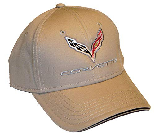 Gregs Automotive Compatible Corvette C7 Hat Cap Chevrolet Chevy Tan - Bundle with Driving Style Decal