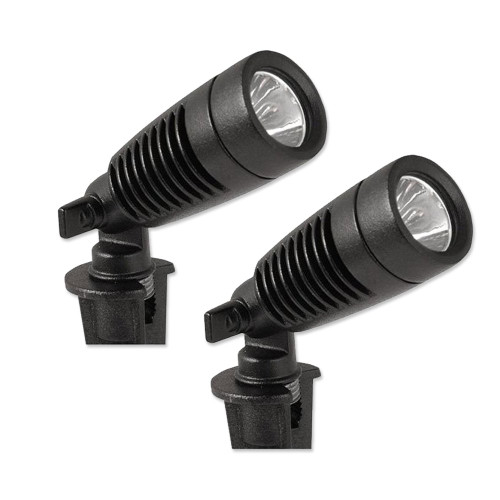 Moonrays 95557 1-Watt Low Voltage LED Outdoor Landscape Metal Spot Light Fixture, Black (Pack of 2) Moonrays 95557 1-Watt Low Voltage LED Outdoor Landscape Metal Spot Light Fixture, Black (Pack of 2)