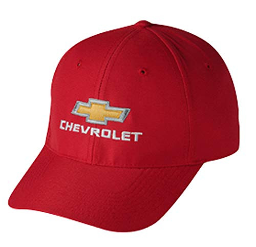 Gregs Automotive Compatible Chevrolet Chevy Bowtie Hat Cap Red - Bundle with Driving Style Decal