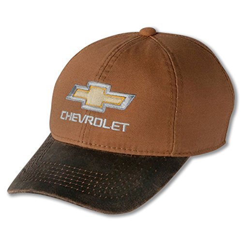 Gregs Automotive Chevrolet Chevy Bowtie Hat Cap Black - Bundle Includes 1 Hat and 1 Driving Style Decal