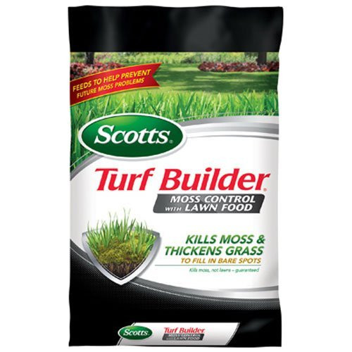 Scotts 38505 Turf Builder, 5,000-sq ft Lawn Food with Moss Control Fertilizer, 5 M