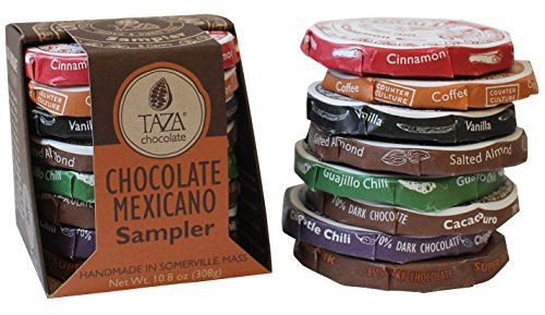 Taza Chocolate | Mexicano Disc | Variety Pack | Stone Ground | Certified Organic | Non-GMO | 1.35 Ounce (8 Count)