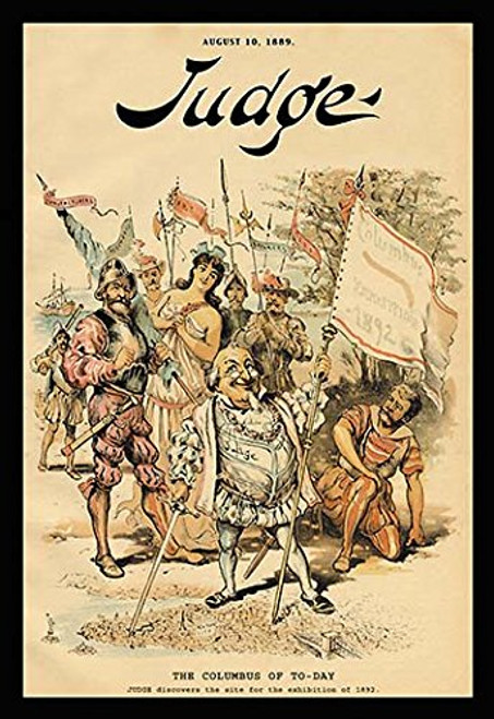 Buyenlarge Judge Magazine: The Columbus of to-Day - 8" X 12" Fine Art Giclee Print Buyenlarge Judge Magazine: The Columbus of to-Day - 8" X 12" Fine Art Giclee Print