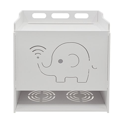 Saim Multi-Function WiFi Router Storage Boxes Shelf for Home and Office, Simple, Easy to Install, Large-3 Layer