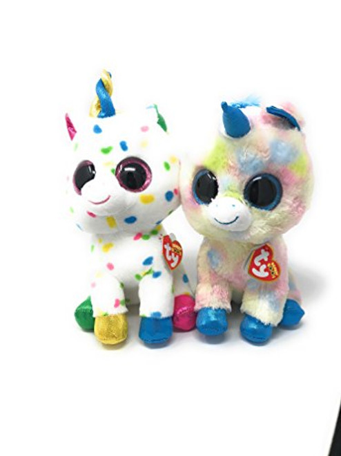 TY BEANIE BUNDLE TY Beanie Boos bundle of 2, Includes Medium sized Blitz the Unicorn and Medium sized Harmony the Unicorn TY BEANIE BUNDLE TY Beanie Boos bundle of 2, Includes Medium sized Blitz the Unicorn and Medium sized Harmony the Unicorn