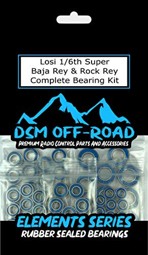 Losi 1/6 Super Baja Rey & Rock Rey Complete Sealed Bearing Kit Set (25 Bearings)