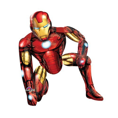Anagram A1100 2 Iron Man Airwalkers Foil Balloon, 46", Multicolored
