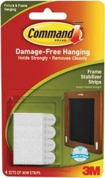 3M Bulk Buy Command Frame Stabilizer Strips White 4 Sets Pack (6-Pack)