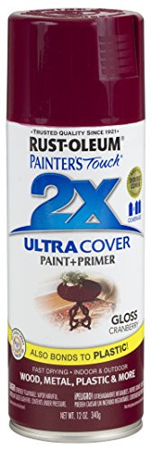 Rust-Oleum 249863-6 PK Painter's Touch 2X Ultra Cover, 12 oz, Cranberry