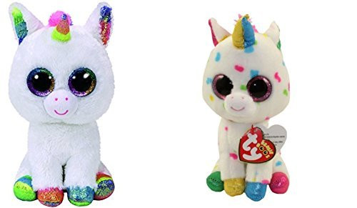 TY beanie boos set of 2, Pixy the unicorn and Harmonie the unicorn (medium) TY beanie boos set of 2, Pixy the unicorn and Harmonie the unicorn (medium)