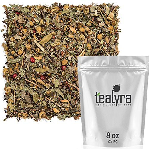 Tealyra - Tranquil Dream - Chamomile Honeybush Lavender - Calming - Relaxing - Herbal Loose Leaf Tea - Caffeine-Free - All Natural - 220g (8-ounce) Tealyra - Tranquil Dream - Chamomile Honeybush Lavender - Calming - Relaxing - Herbal Loose Leaf Tea - Caffeine-Free - All Natural - 220g (8-ounce)