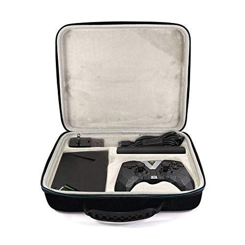 MASiKEN NVIDIA Shield TV Gaming Edition | 4K HDR Streaming Media Player Case - EVA Hard Travel Case for NVIDIA Shield Media Player and Accessories All in One Place