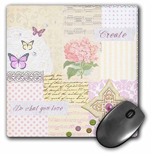 3dRose LLC 8 x 8 x 0.25 Inches Mouse Pad, "Do What You Love" (mp_76591_1)