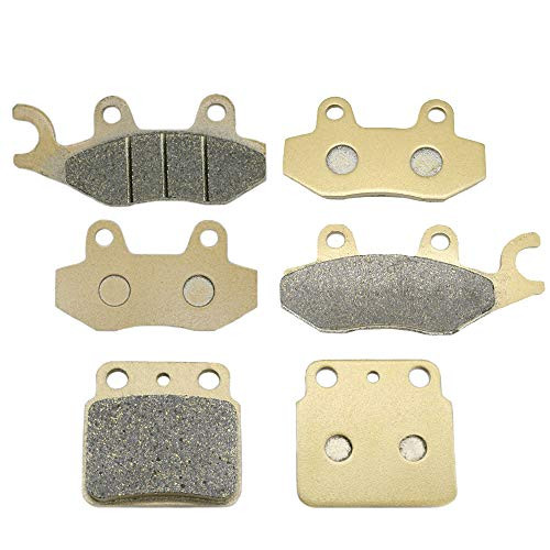 Lefossi Motorcycle ATV Replacement Front and Rear Brake Pads Brakes for Suzuki LTR 450 LT-R 450 ZK Quadracer LTR 450 LT-R 450 K6 K7 K8 K9 L0 L1 2006 2007 2008 2009 2010 2011 2012 FA165F FA135F FA137R