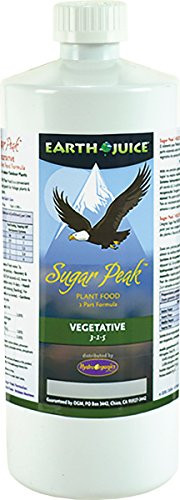 HydroOrganics HOSPVQT Earth Juice Sugar Peak 3-1-5 Vegetative , 1-Quart