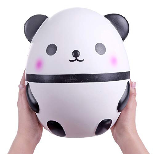 Anboor 7.9 Inches Squishies Jumbo Panda Egg Slow Rising Scented Kawaii Big Giant Squishies Animal Toy for Collection 1 Pcs
