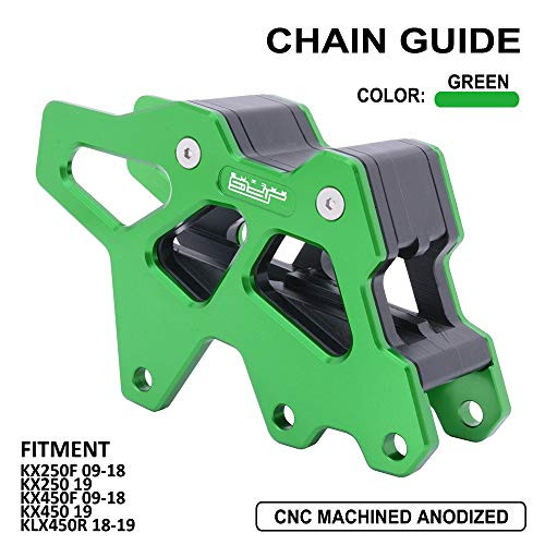 JFG RACING CNC Chain Guard Guide Protector For Kawasaki KX250F 09-18, KX250 19, KX450F 09-18, KX450 19, KLX450R 18-19