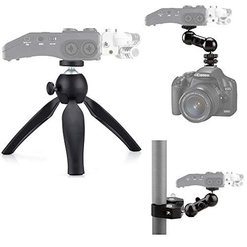 3-in-1 Zoom Recorder Tripod,Clamp Mount Stand Accessory Kit for Zoom Recorder H6 H5 H4n H2n H1n,Tascam Recorder DR-40 DR-05 DR-22WL DR-44WL DR-100MKIII - Acetaken 3-in-1 Zoom Recorder Tripod,Clamp Mount Stand Accessory Kit for Zoom Recorder H6 H5 H4n H2n H1n,Tascam Recorder DR-40 DR-05 DR-22WL DR-44WL DR-100MKIII - Acetaken