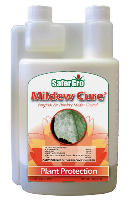 Safer Gro Mildew Cure, Organic Fungicide, 16 oz Concentrate
