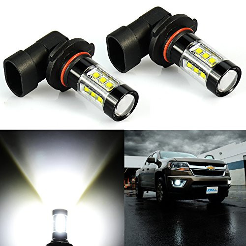 JDM ASTAR Extremely Bright 3200 Lumens Max 80W High Power H10 9145 9140 9050 9155 LED Fog Light Bulbs for DRL or Fog Lights, Xenon White