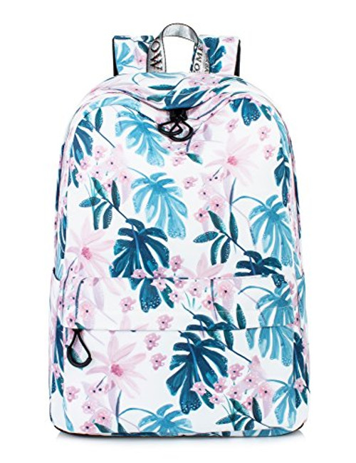 Leaper Floral Laptop Backpack Ink Painting School Bookbags Girls College Bag Leaper Floral Laptop Backpack Ink Painting School Bookbags Girls College Bag