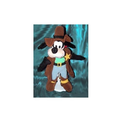 Disney Frontierland Goofy Bean Bag 10 1/2" Plush
