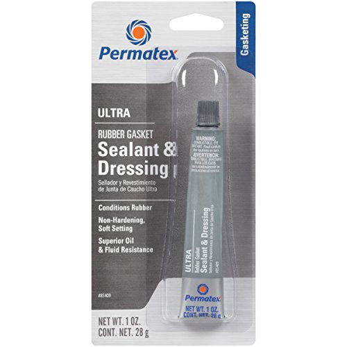 Permatex 85409-6PK Ultra Rubber Gasket Sealant and Dressing, 1 oz. tube (Pack of 6)