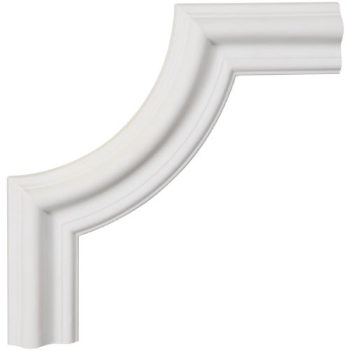 Ekena Millwork PML08X08SE-2-CASE-4 8 inch W x 8 inch H x 3/4 inch P Seville Panel Moulding Corner (4-Pack),