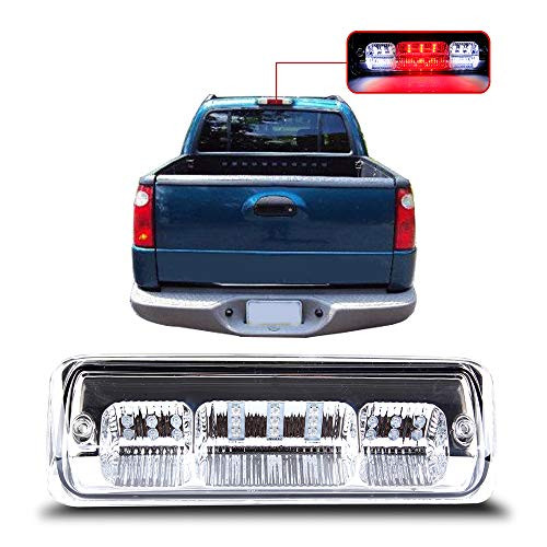 for 2004-2008 Ford F-150 2007-2010 Ford Explorer Sport Trac 2006-2008 Lincoln Mark LT High Mount Brake Light Clear Lens LED Light LED 3rd Brake Light Cargo Light