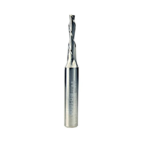 Whiteside Router Bits RD1600 Standard Spiral Bit with Down Cut Solid Carbide 1/8-Inch Cutting Diameter and 1/2-Inch Cutting Length