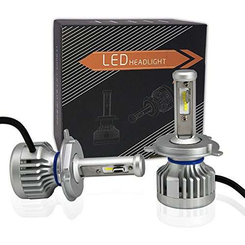 GOTYA Led Headlight Bulbs H4 9003 High Low Beam 6000k Cool White All-in-one Conversion Kit CSP Chips 64w 8400lm