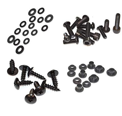 Black Standard Motorcycle Fairing Bolt Kit For Suzuki GSX-R600 2001-2003 / GSX-R1000 2001-2002 / GSX-R750 2000-2003 Body Screws, Fasteners, and Hardware Black Standard Motorcycle Fairing Bolt Kit For Suzuki GSX-R600 2001-2003 / GSX-R1000 2001-2002 / GSX-R750 2000-2003 Body Screws, Fasteners, and Hardware