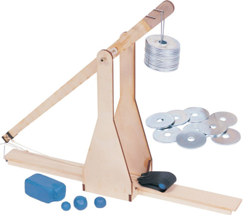 Pitsco Laser-Cut Basswood Trebuchet Kit (Individual Pack)