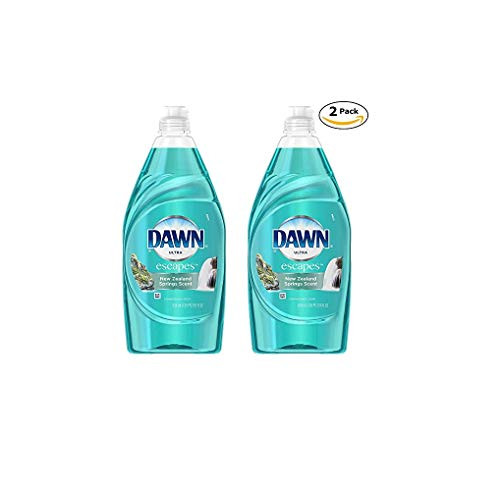 Dawn Ultra Escapes Dishwashing Liquid, New Zealand Springs, 21.6 Ounce, Pack of 2