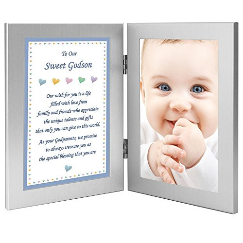 Godson Birthday or Baptism Gift from Godparents, Add Photo