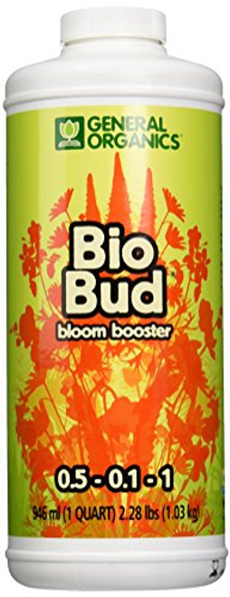 General Hydroponics GH5332 BioBud Bloom Booster, Quart