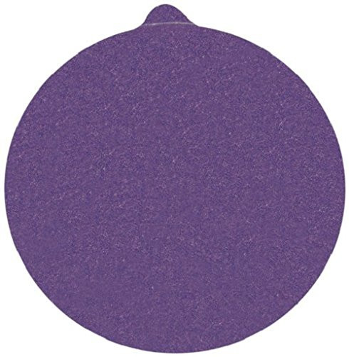 3M Stikit Paper Disc 735U with Tab, PSA Attachment, Ceramic Aluminum Oxide Bland, 6" Diameter, P100 Grit (Pack of 50)