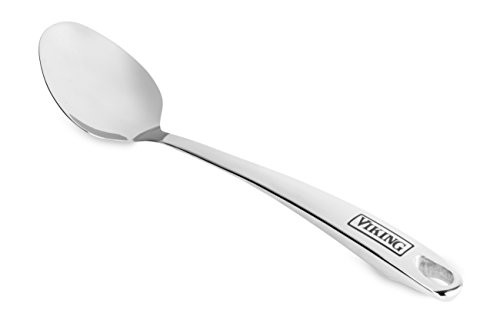 Viking Stainless Steel Solid Spoon with Stay Cool Handle