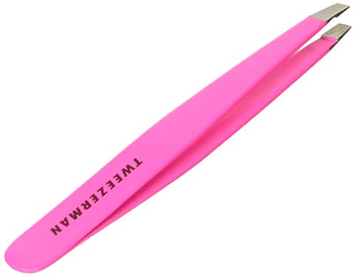 Tweezerman Professional Slant Tweezer, Neon Pink