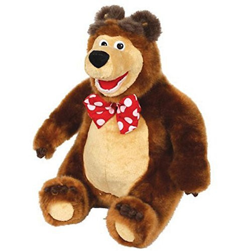 Lovely character from the cartoon Masha and the Bear Funny Plush Soft Toy Teddy Bear Masha y el Oso