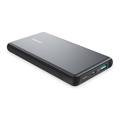 ROMOSS Quick Charge 3.0 USB C Portable Charger, 10000mAh Type C Power Bank Input & Output QC 3.0 External Battery Packs Compatible for iPhone X, Samsung Galaxy S8,Nintendo Switch and More ROMOSS Quick Charge 3.0 USB C Portable Charger, 10000mAh Type C Power Bank Input & Output QC 3.0 External Battery Packs Compatible for iPhone X, Samsung Galaxy S8,Nintendo Switch and More