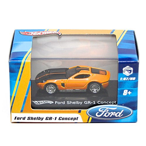 1:87 / HO SCALE * FORD SHELBY GR-1 CONCEPT * 2008 Hot Wheels Vehicle & Acrylic Display Case 1:87 / HO SCALE * FORD SHELBY GR-1 CONCEPT * 2008 Hot Wheels Vehicle & Acrylic Display Case
