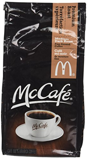 McDonalds McCafe Premium Roast Ground Coffee Bag 12.oz McDonalds McCafe Premium Roast Ground Coffee Bag 12.oz